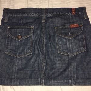 Seven for All Mankind Jean skirt.